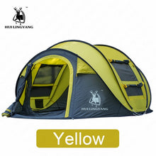 Load image into Gallery viewer, HUILINGYANG Tent Quick Open Automatic Camping Tent 3-4 Persons Outdoor Large Spaces Windproof Camping Picnic Family Tent