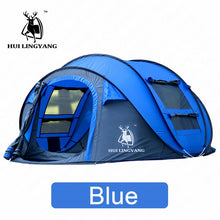 Load image into Gallery viewer, HUILINGYANG Tent Quick Open Automatic Camping Tent 3-4 Persons Outdoor Large Spaces Windproof Camping Picnic Family Tent