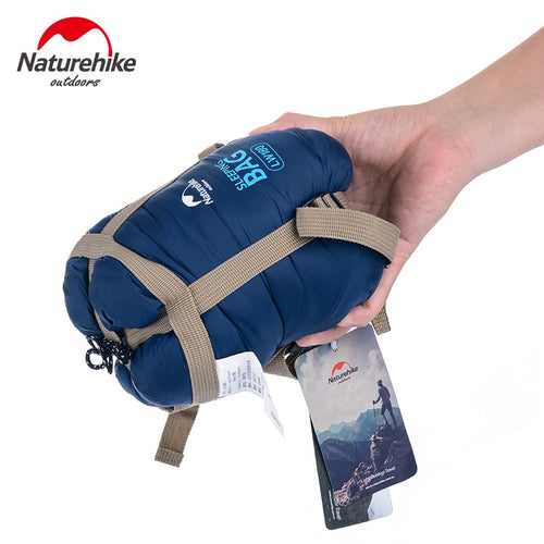 Naturehike 2 Persons Sleeping Bag Envelope Type Splicing Portable Outdoor Ultralight Sleeping Bag Spring Autumn Camping Hiking