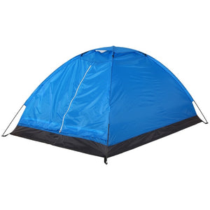 TOMSHOO 2 Persons Waterproof  Camping Tent PU1000mm Polyester Fabric Single Layer Tent for Outdoor Travel Hiking 200*130*110cm