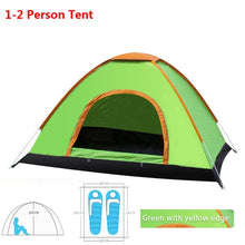 Load image into Gallery viewer, Outdoor Camping Tent 1 2 3 4 Person Automatic Pop Up Tent Family Waterproof Ultralight Easy Open Camp Hiking Tents Sun Shade