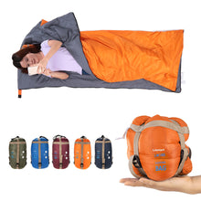 Load image into Gallery viewer, Lixada 190*75cm Camping Envelope Sleeping Bag Ultralight Travel Mini Lazy Bags With Compression Bag Equipment Spring Autumn