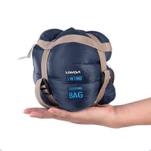 Load image into Gallery viewer, Lixada 190*75cm Camping Envelope Sleeping Bag Ultralight Travel Mini Lazy Bags With Compression Bag Equipment Spring Autumn