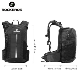 ROCKBROS Mountaineering Backpack Rainproof Tear-resistant Camping Outdoor Traveling Hiking Backpack Breathable High Capacity Bag