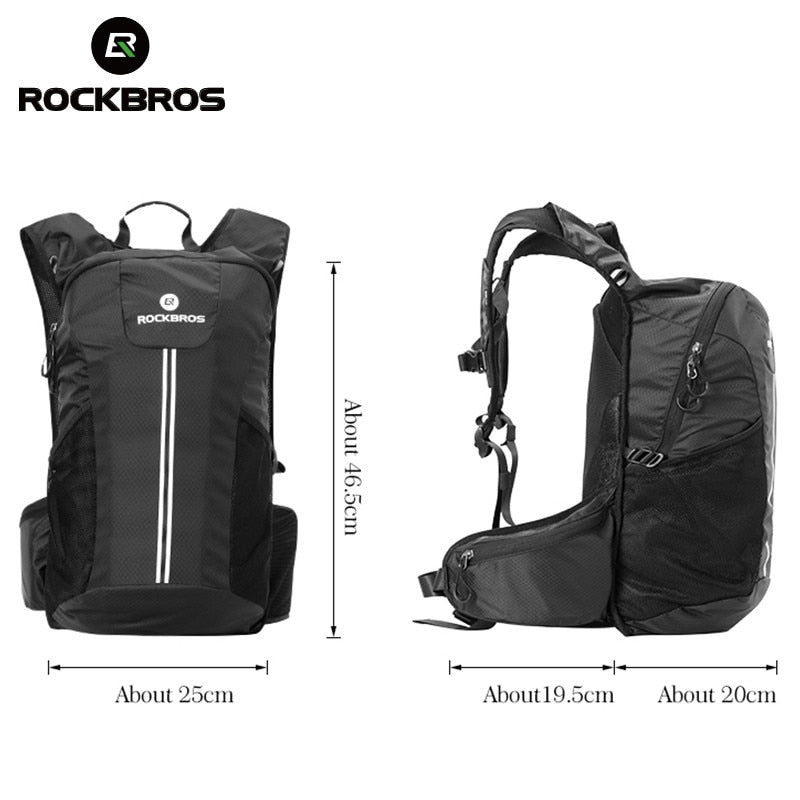 ROCKBROS Mountaineering Backpack Rainproof Tear-resistant Camping Outdoor Traveling Hiking Backpack Breathable High Capacity Bag