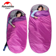 Load image into Gallery viewer, Naturehike 5/15 one person Pancake Style Sleeping Bag Outdoor Big Thick cotton Sleeping bag Thin Camping Sleeping Bag NH80S002-D