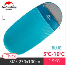 Load image into Gallery viewer, Naturehike 5/15 one person Pancake Style Sleeping Bag Outdoor Big Thick cotton Sleeping bag Thin Camping Sleeping Bag NH80S002-D