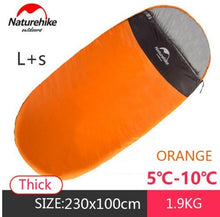 Load image into Gallery viewer, Naturehike 5/15 one person Pancake Style Sleeping Bag Outdoor Big Thick cotton Sleeping bag Thin Camping Sleeping Bag NH80S002-D