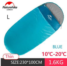 Load image into Gallery viewer, Naturehike 5/15 one person Pancake Style Sleeping Bag Outdoor Big Thick cotton Sleeping bag Thin Camping Sleeping Bag NH80S002-D