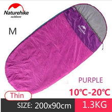 Load image into Gallery viewer, Naturehike 5/15 one person Pancake Style Sleeping Bag Outdoor Big Thick cotton Sleeping bag Thin Camping Sleeping Bag NH80S002-D