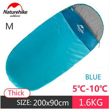 Load image into Gallery viewer, Naturehike 5/15 one person Pancake Style Sleeping Bag Outdoor Big Thick cotton Sleeping bag Thin Camping Sleeping Bag NH80S002-D