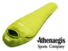 Load image into Gallery viewer, Athenaegis 1500G white goose down filling can be spliced mummy ultra-light goose down sleeping bag