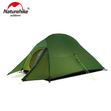 Load image into Gallery viewer, Naturehike Upgraded Cloud Up 2 Ultralight Tent Free Standing 20D Fabric Camping Tents For 2 Person With free Mat NH17T001-T